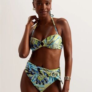Ted Baker Chaturi Bandeau Bikini Size 2